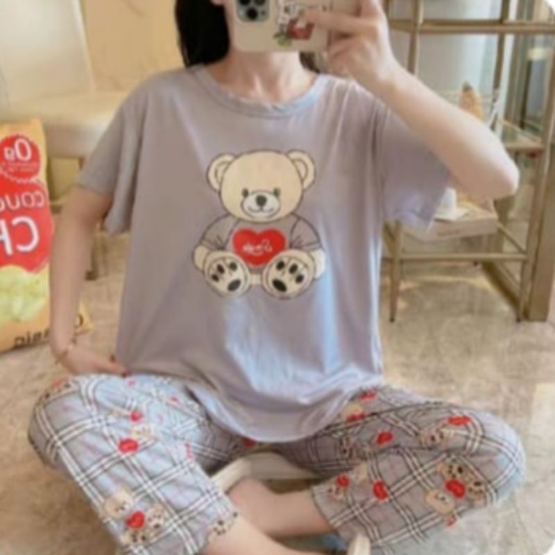 WM / piyama cp murah / piyama cp import / piyama import / piyama wanita / piyama cewek / piyama cp-have a nice day