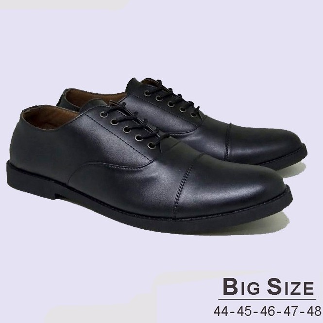 Sepatu Pantofel Pria Oxford Big Size 43-44-45-46-47-48 Sepatu Formal Pria Pantofel Tali Ukuran Besar
