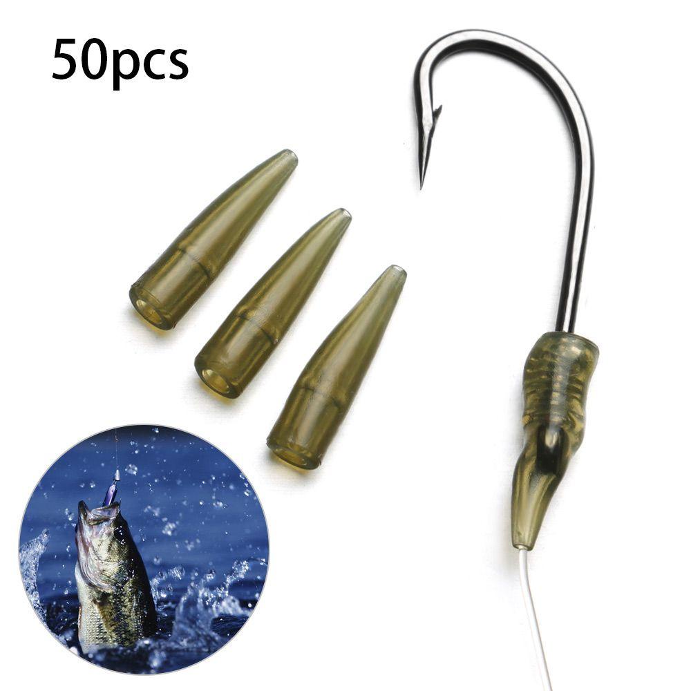 TOP 50pcs Micro Carp Method Feeder Too Chod Helicopter Rig Anti Kusut Sambung Dengan Kail Pancing