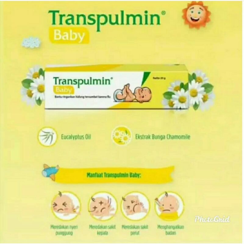 Transpulmin Baby Balsem  -balsem batuk pilek bayi 20gr