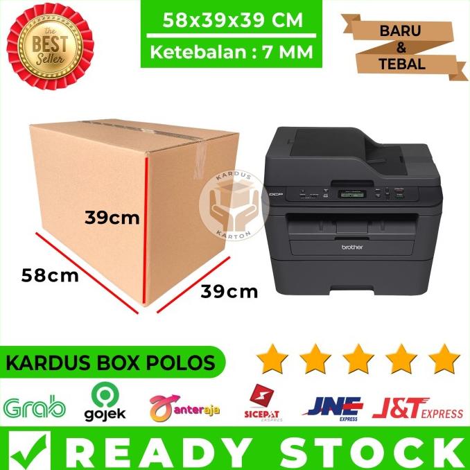

Kardus Polos / Karton Box Packing 58 X 39 X 39 Cm Double Wall, 7 MM