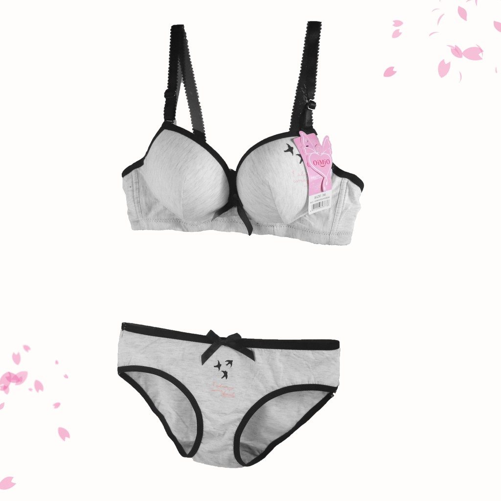 Bh/Bra & CD set Bra AA 603 cup A tanpa kawat