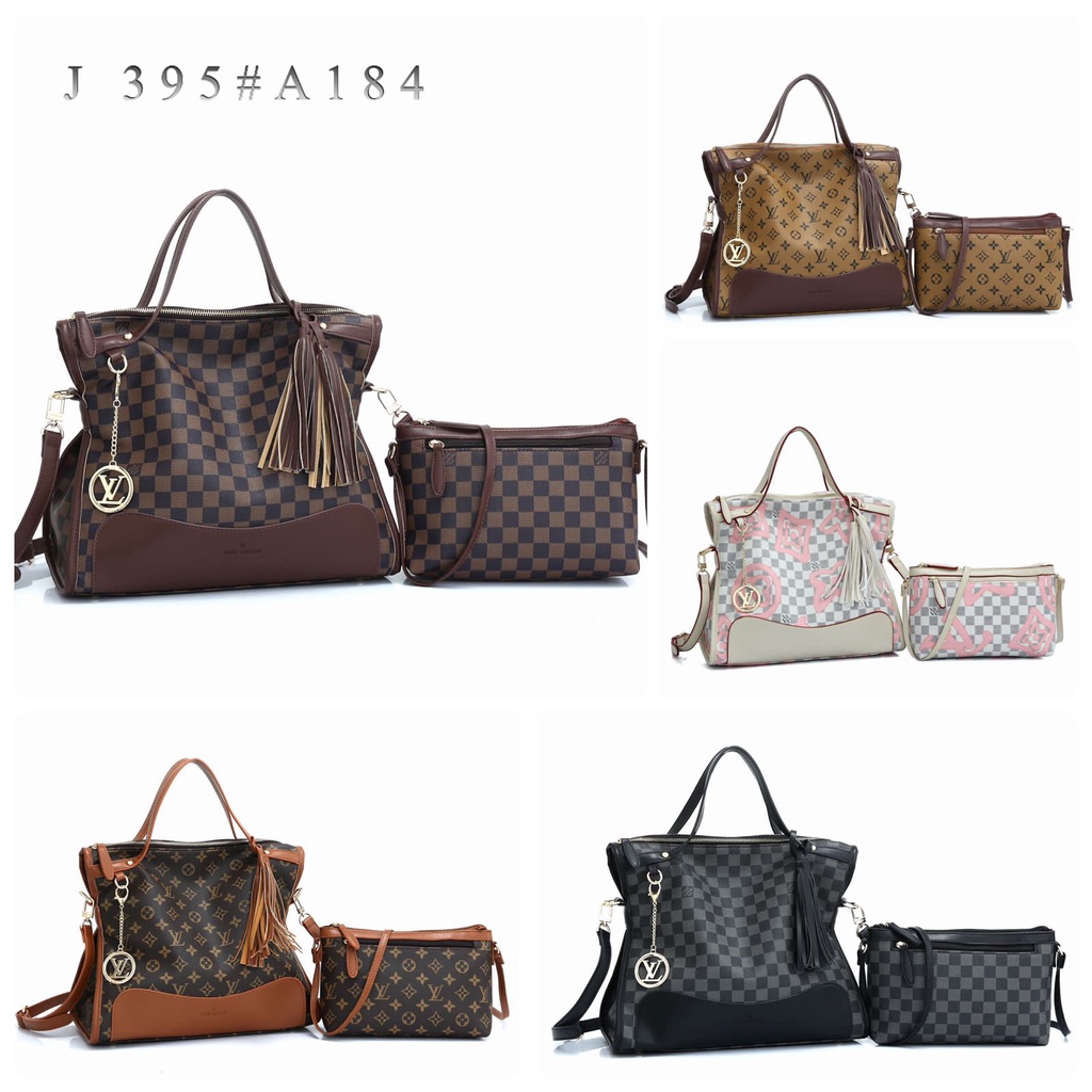 TAS WANITA FASHION KAMALA HAND BAG 2in1 395#A184