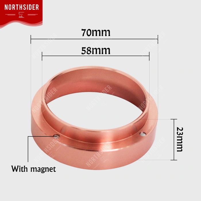 Mall DOSING RING 58MM 52mm MAGNETIC ALUMINIUM PORTAFILTER FUNNEL KOPI ESPRESSO