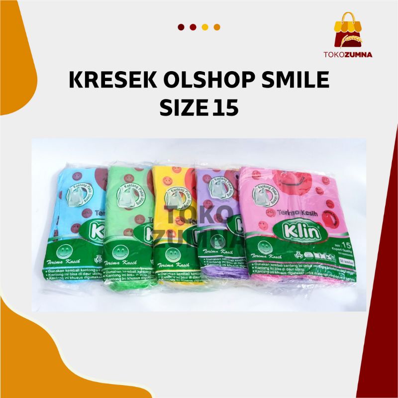 

Kresek Olshop Smile / Kantong Kresek Olshop / Kresek Olshop Kecil Size 15