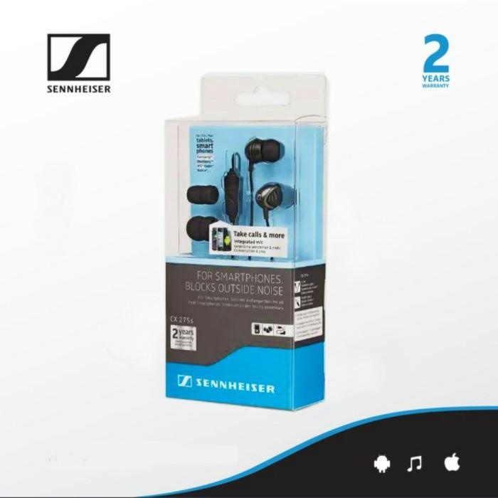 Earphone | Earphone Sennheiser Cx 275S + Mic Original
