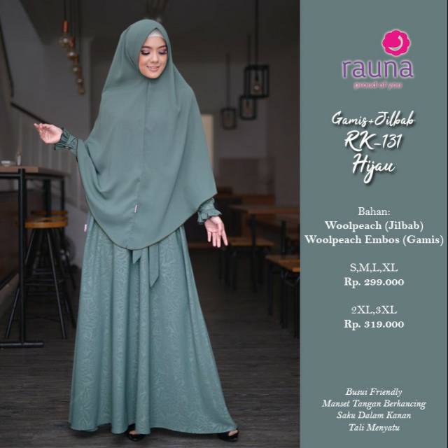 GAMIS SET HIJAB 

KODE : RK 103 HIJAU