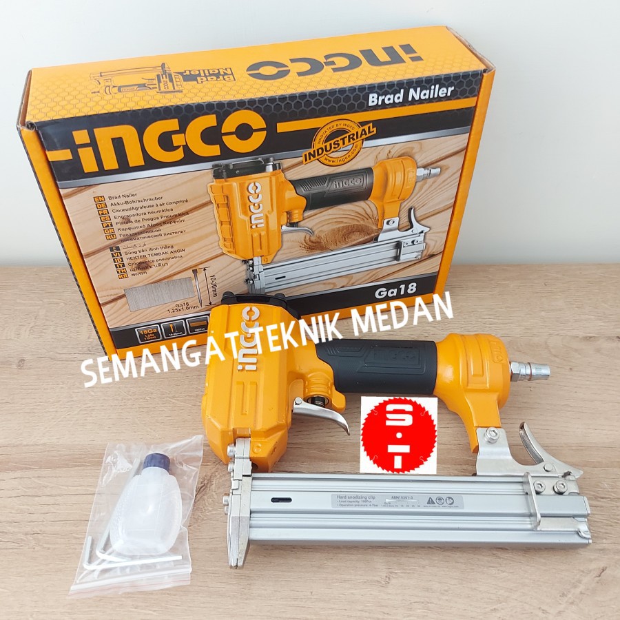 F30 AIR NAILER GUN STAPLES ANGIN PAKU TEMBAK LURUS INGCO F 30 30mm