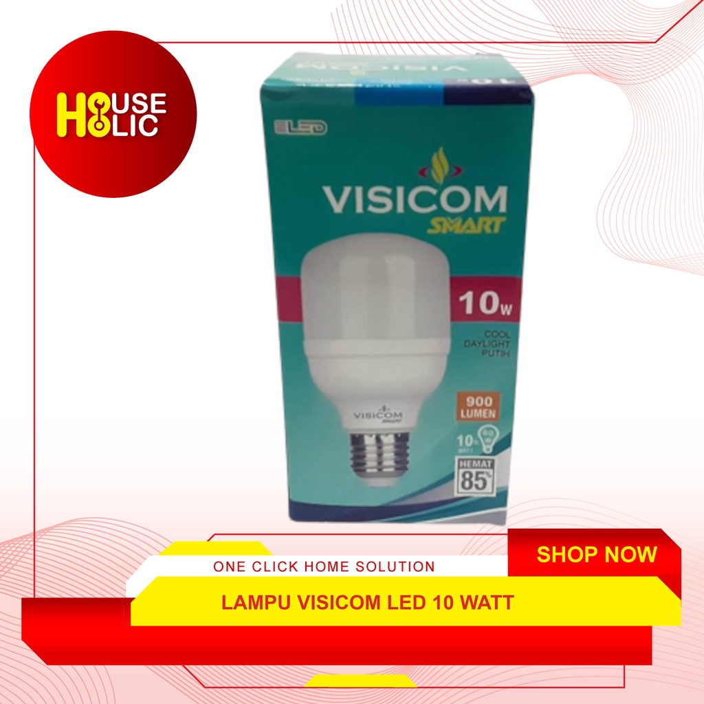 Balon Lampu Visicom LED Bulb Kapsul 10 W / Bohlam Lamp Capsule 10 Watt