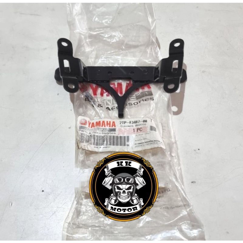 BREKET DUDUKAN PLAT NOMOR DEPAN VIXION NEW NVA ORIGINAL YAMAHA