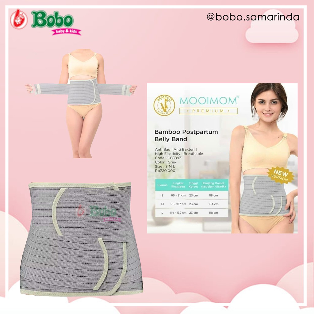 Mooimom Bamboo Postpartum Belly Band Shopee Indonesia