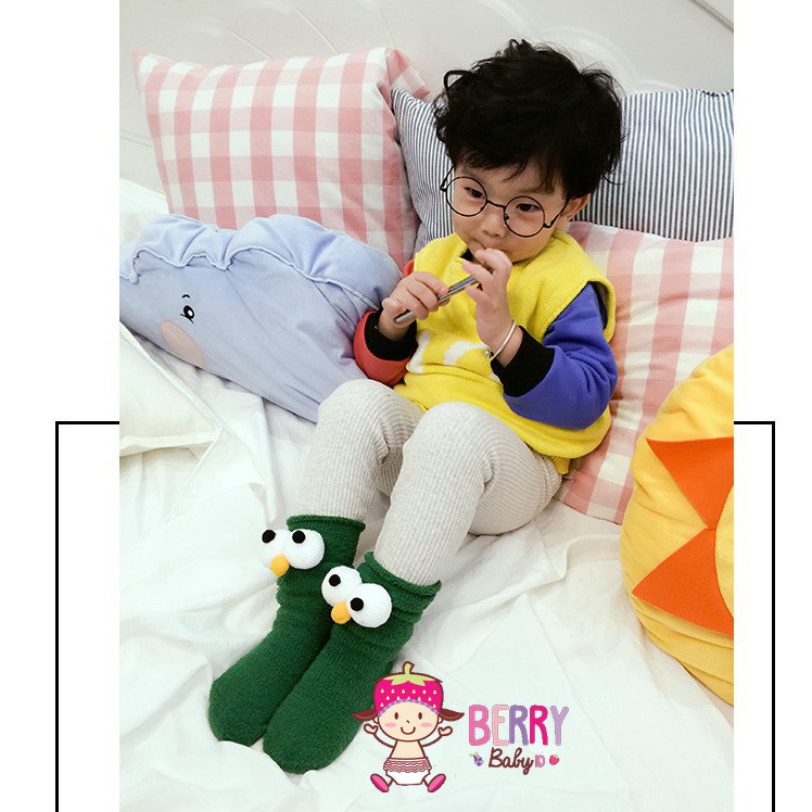 YooBerry Kaos Kaki Anak Model Korea 3D Elmo Merah Premium Kaos Kaki Boneka 3D Berry Mart