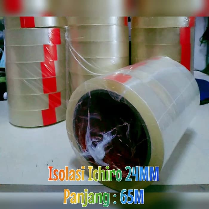 

6pcs Isolasi Murah - Selotip Solatip - Lakban Murah 24 Mm X 65 M Murah