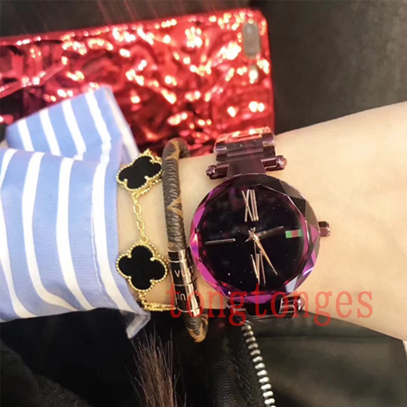 ✅[COD] Jam Tangan Wanita Rantai Magnet Crystal Kristal Murah Fashion Watch W96