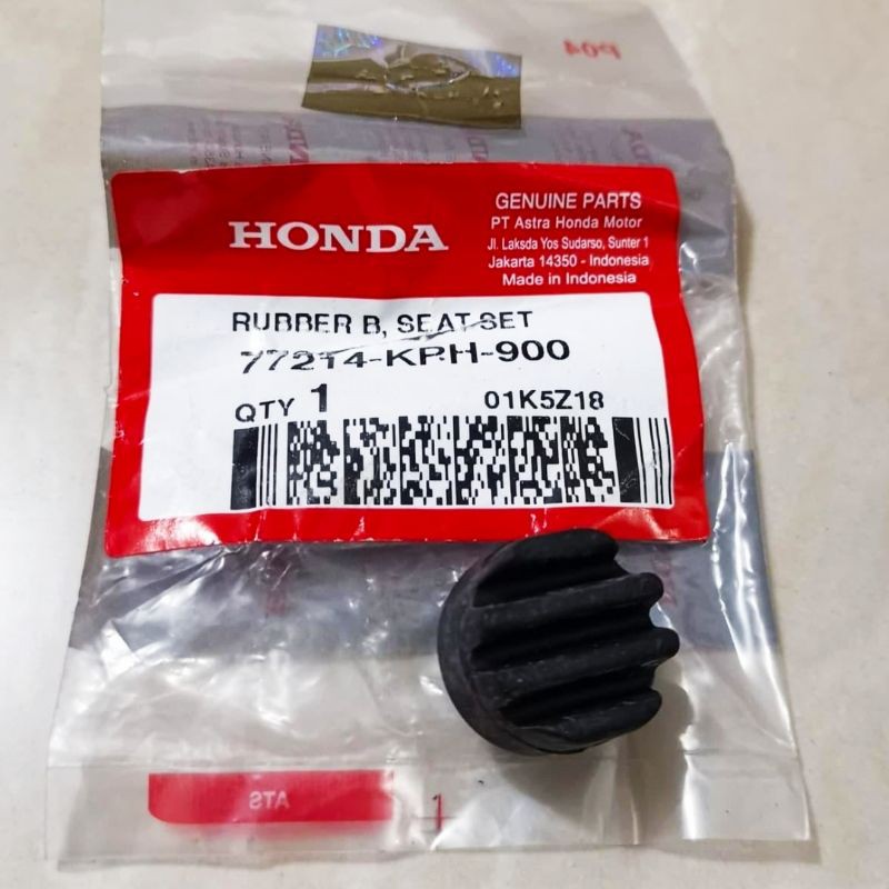 Rubber B Seat Set Karet Dudukan Ganjel Sadel Bantalan Jok Karisma Ori AHM 77214KPH900