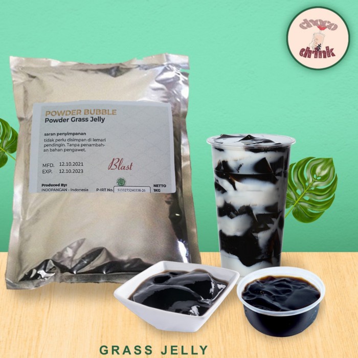 

(BISA COD) grass jelly powder 1kg