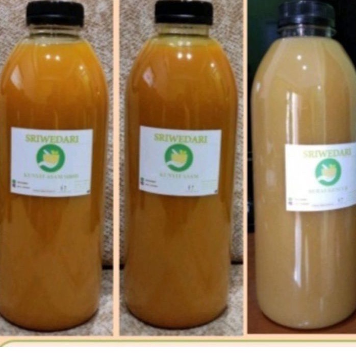 

Jamu kunyit asem/beras kencur/kunyit sirih 500ml (Tanpa Pengawet)