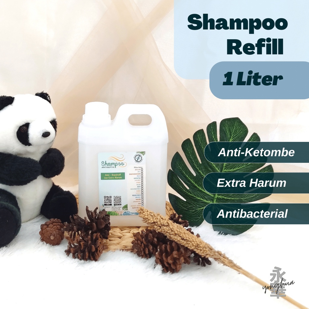 Shampoo Anti Ketombe Sampo Anti Dandruff Shampo Wangi Harum 1 Liter Jerigen