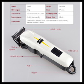 Cod Aktif Alat Mesin Cukur Rambut Rechargeable Kemei Km Cod Aktif Alat Mesin Cukur Rambut Rechargeable Kemei Km
