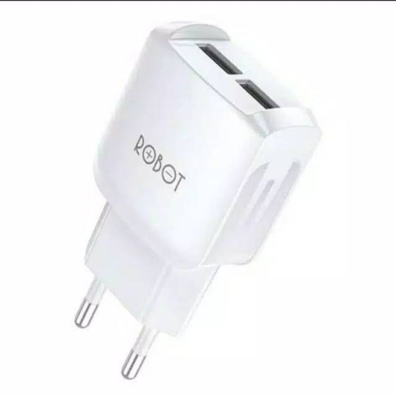 Batok charger Robot/ batok casan/adaptor charger Robot 2 usb Rt- k6 oiginal 100 %