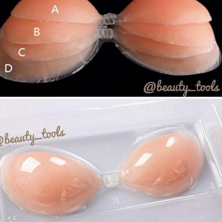 Best Seller.. SILICON GEL BRA / SILIKON BH TEMPEL/ NIPPLE COVER PAD / PENUTUP PUTING PAYUDARA / BACK