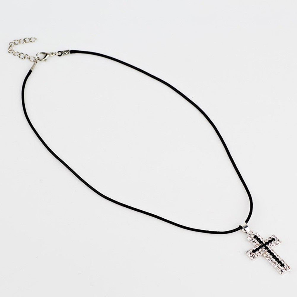 Cross Pendant Necklaces Statement for Women Jewelry Jesus church Christian