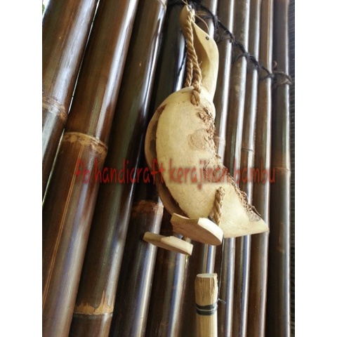 Helnan_Store Kentongan Akar Bambu Unik