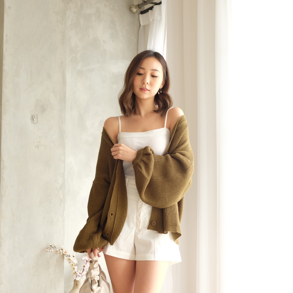 Ayama Knit Cardigan Pakaian Wanita