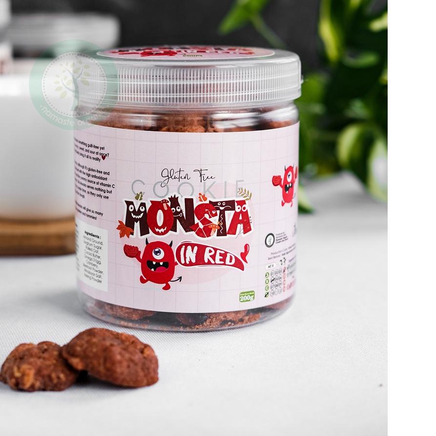 

8.8 MALL GLUTEN FREE COOKIE MONSTA - IN RED 200GR ♥