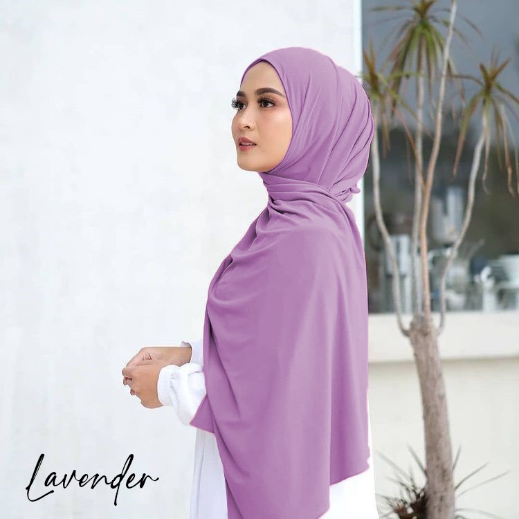 Jilbab Khimar Hijab Pashmina Instan Jersey Premium-5