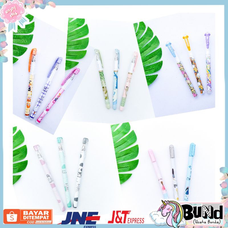 

Bund - P0013 PULPEN GEL CUTE MOTIF / ALAT TULIS CUTE PULPEN CANTIK BOLPEN MOTIF CUTE