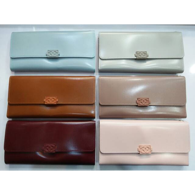 Dompet fashion lipat panjang import