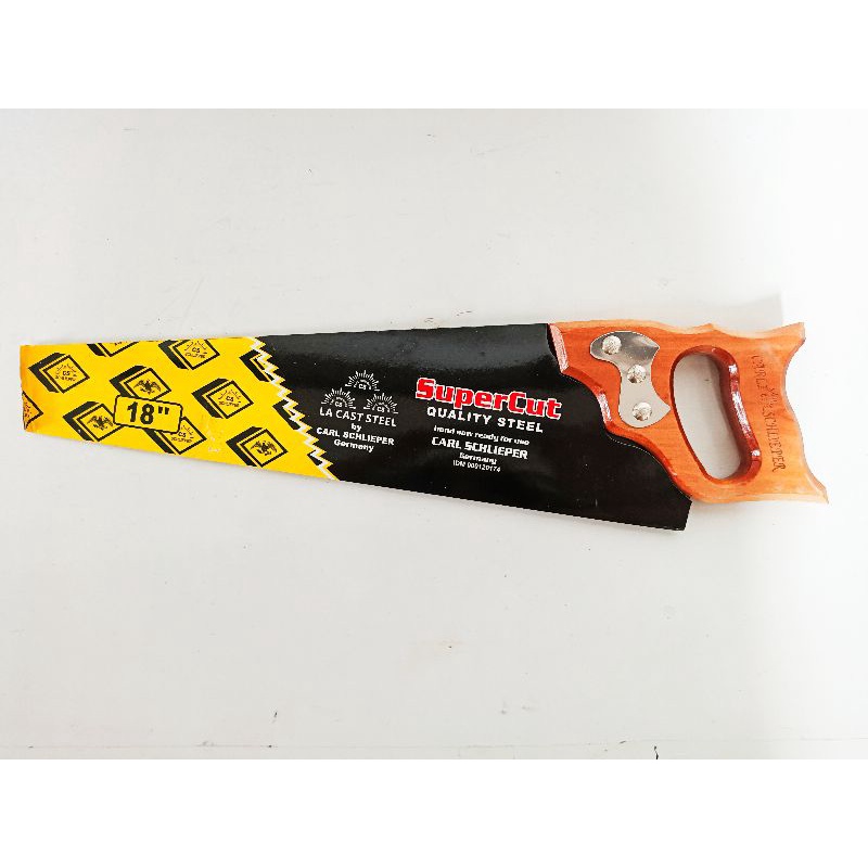 Gergaji Kayu Super Cut Carl Schlieper Hand saw Tools Gergaji Gorok Super Kuat Pegangan Kayu
