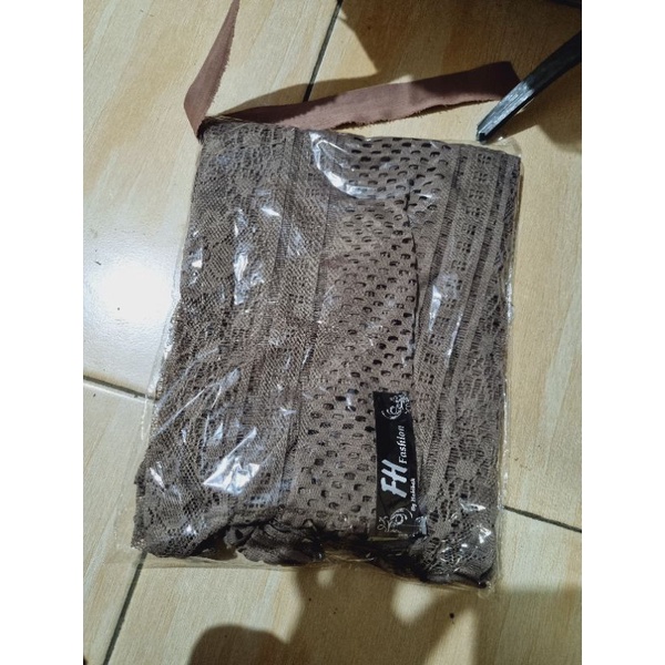 OUTER BROKAT KERUT// KARDIGAN BRUKAT // ATASAN BRUKAT KERUT // KARDIGAN OVERSIZE-Army