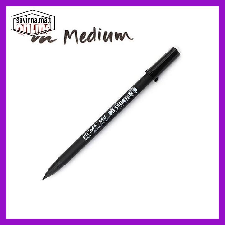 

U0Uo879- Sakura Pigma Professional Brush Pen - Medium - Black Y7Ry688-