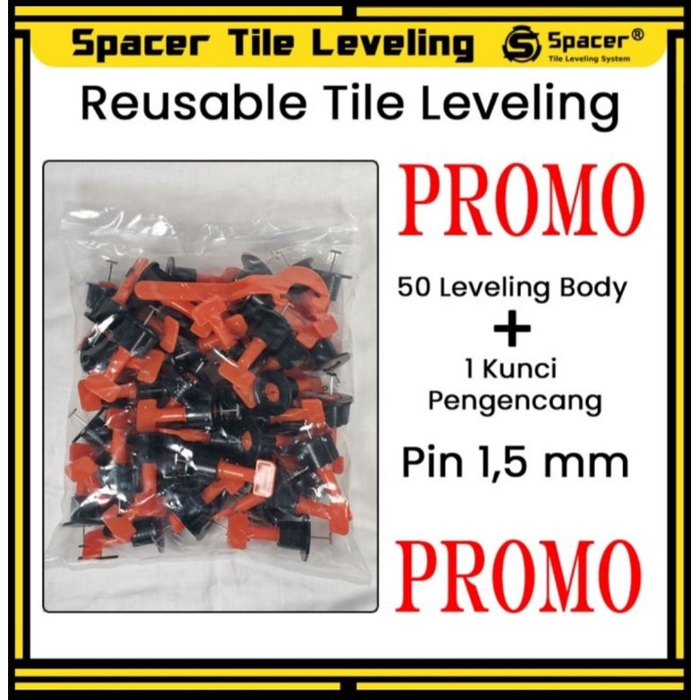 TILE LEVELING SET - ALAT BANTU MERATAKAN PEMASANGAN KERAMIK