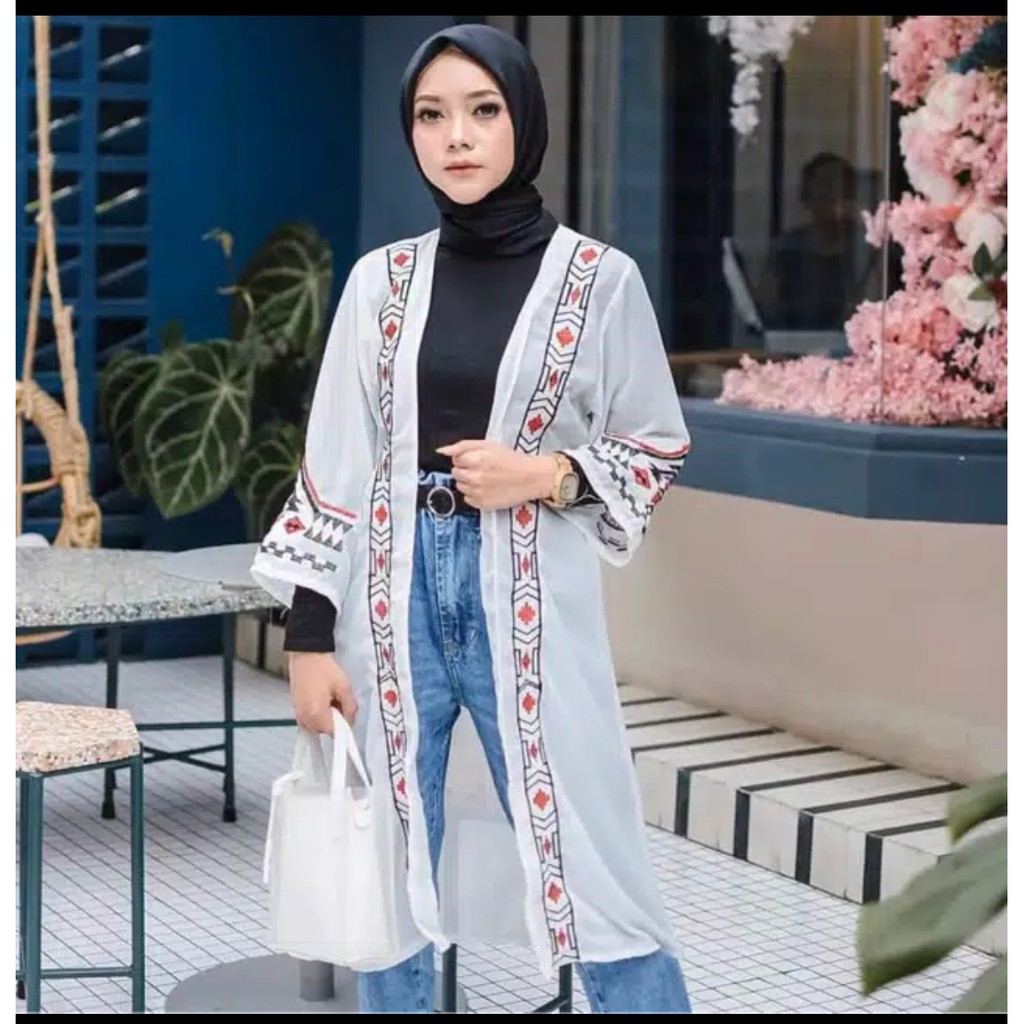 CARDIGAN BORDIR - CARDIGAN BOHO - CARDIGAN WOLFIS