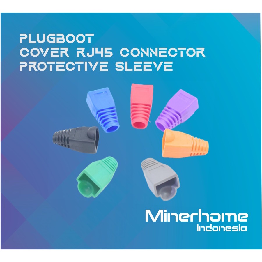 Plugboot Cover RJ45 Karet Konektor UTP Ethernet LAN