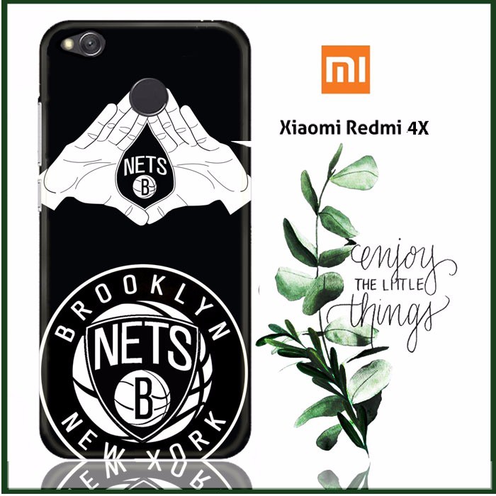 brooklyn nets logo X3226 Xiaomi Redmi 4X Full Print 3D Case