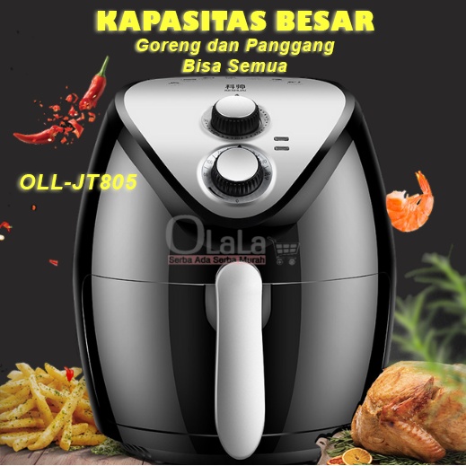 Air Fryer 2L Mesin Penggoreng Tanpa Minyak OLL-JT805-2L
