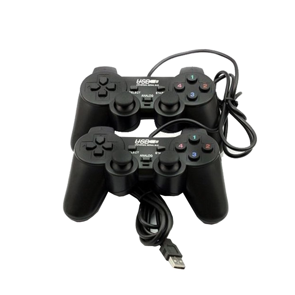 Joystick Gamepad USB Double Shock (Sepasang)