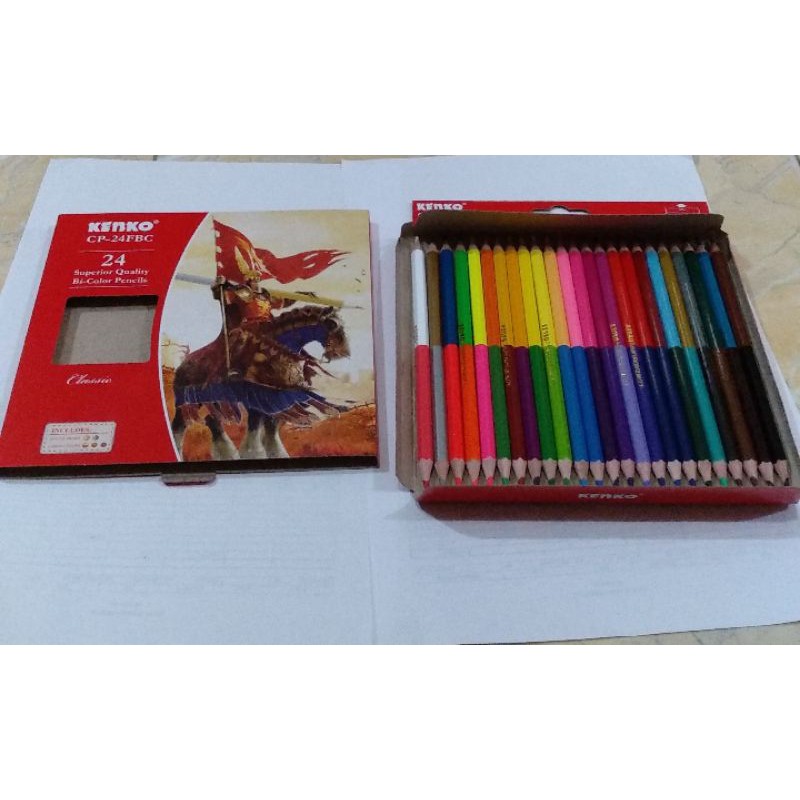 KENKO PENSIL WARNA PANJANG BI COLOUR 24 CP-24FBC-1