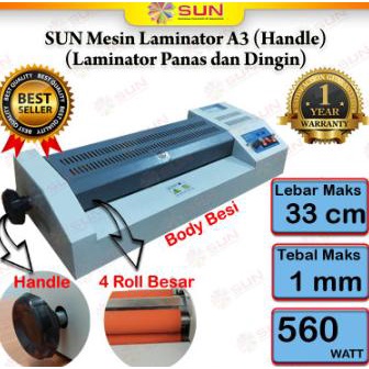 

Mesin Laminating Laminator 32 Cm dengan Handle