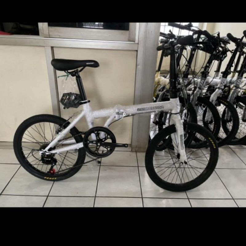 sepeda lipat 20 inch senator 7speed terbaru