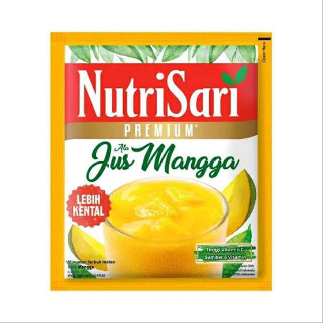 

Nutrisari jus manggo isi 10 sachet