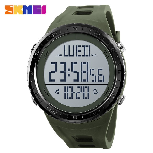 Jam Tangan Pria Sport Original SKMEI 1310 Water Resist Suunto - GREEN