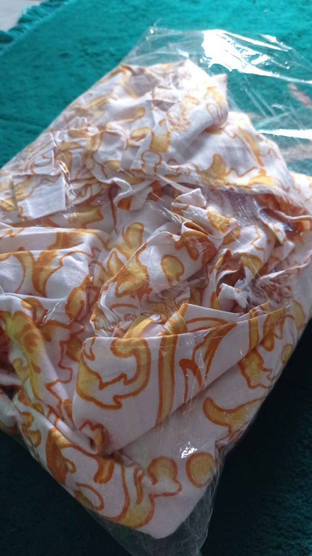 Gamis Syari Motif Batik Printing Bahan Rayon Adem