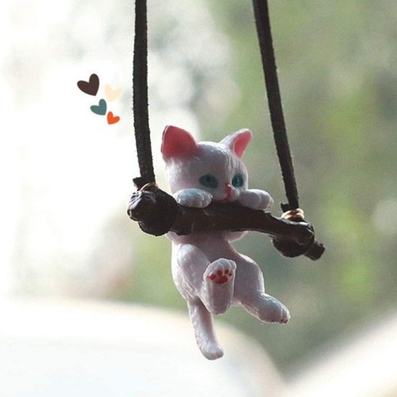 Pajangan Mobil Premium Sintetis Unik Estetik Karakter Keren E7U0 Cantik Gantungan Mobil Lucu Tempat 