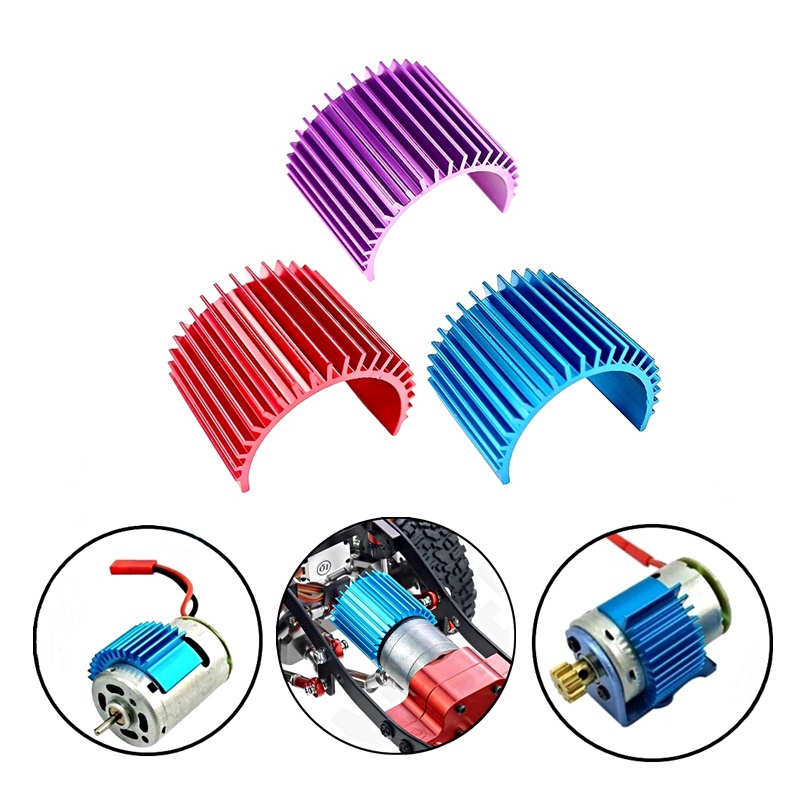 Heatsink Pendingin Motor 370 380 390 RC Car