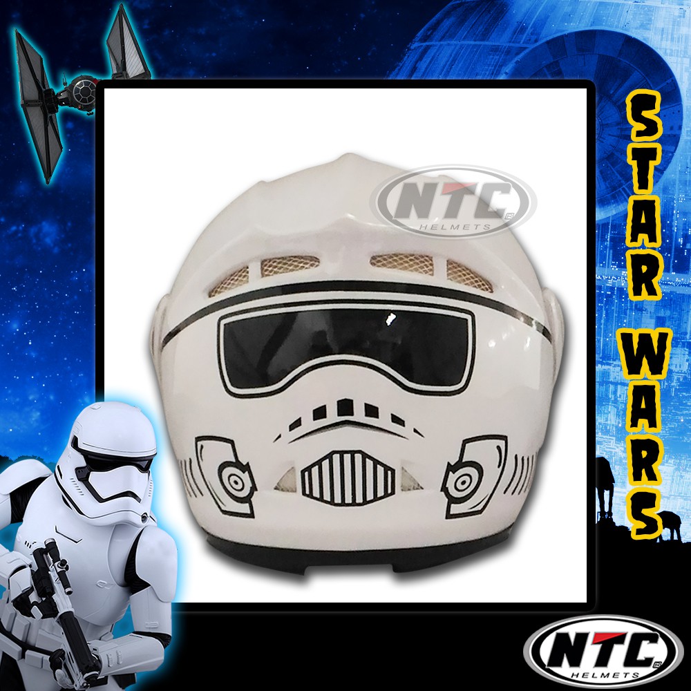 Helm Anak NTC - Starwars (BLACK)